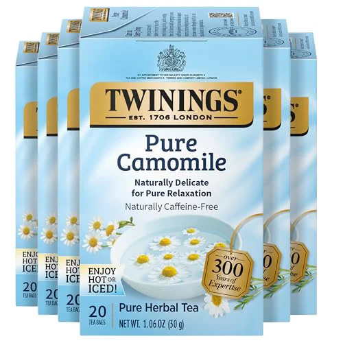 Luxury Pure Camomile Herbal Caffeine 120 Count Long-Lasting
