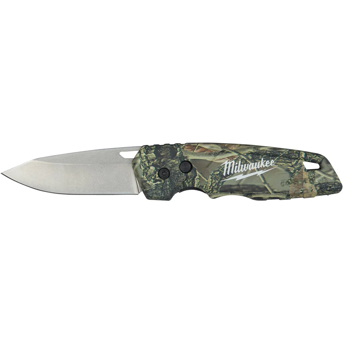 Long-Lasting Milwaukee FASTBACK 2.95 In. Camo Folding Knife Fashionable