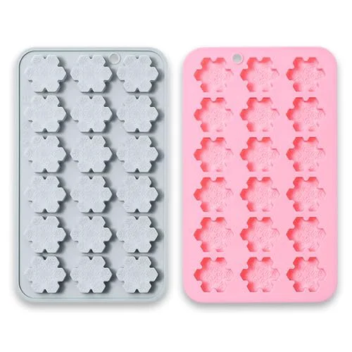 Fine Crafted 2 Pcs Snowflake Silicone Molds Powerful