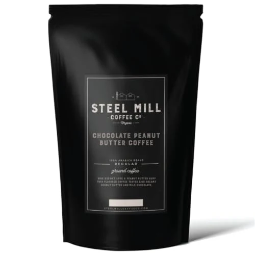 Convenient Chocolate Peanut Butter Whole Bean Coffee 12 Ounce Elite