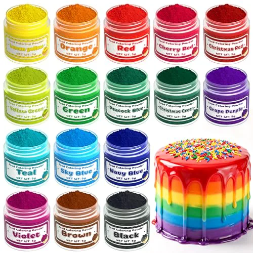 Comfortable Food Coloring Powder 2.82 Ounce Lightweight