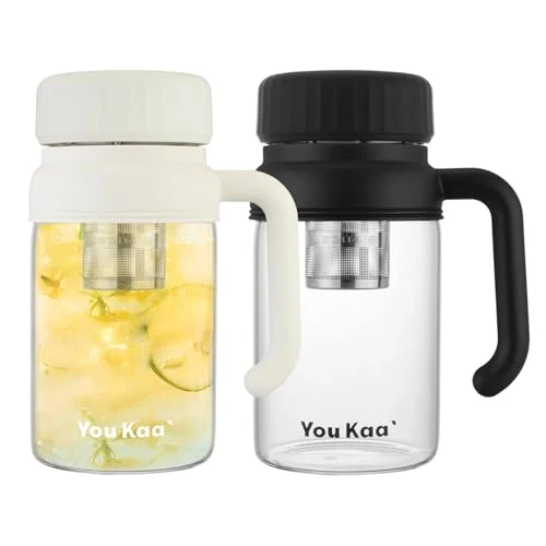 Secure 32oz Glass Water Bottle Pure