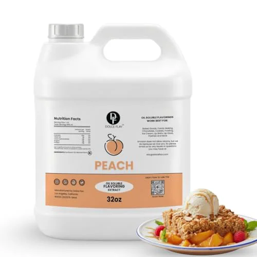 Outstanding Peach Flavoring Oil 32 oz 32 Fl Oz Flexible