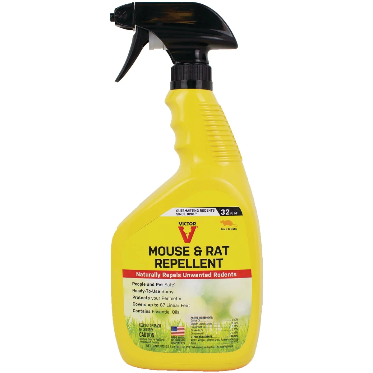 World-Class Victor 32 Oz. Ready To Use Trigger Spray Rat Mouse Repellent Dependable