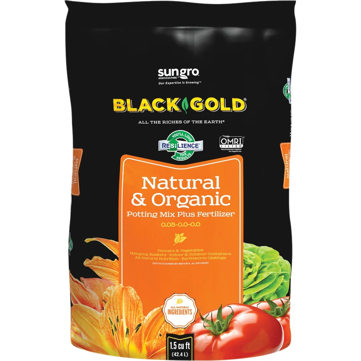 Green Black Gold 1.5 Cu. Ft. 38 Lb. All Purpose Natural Organic Potting Soil Next-Generation