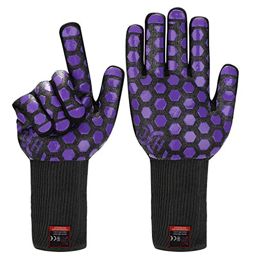 First-Class Heat Resistant Oven Glove 2 Count Easy-to-Use