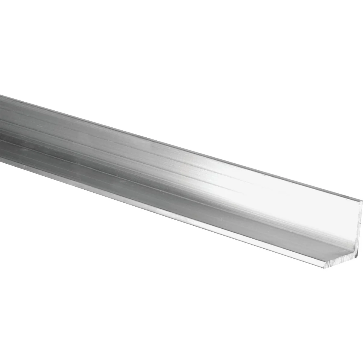 Smooth HILLMAN Steelworks Mill 1-1 2 In. x 8 Ft. 1 16 In. Aluminum Solid Angle Original