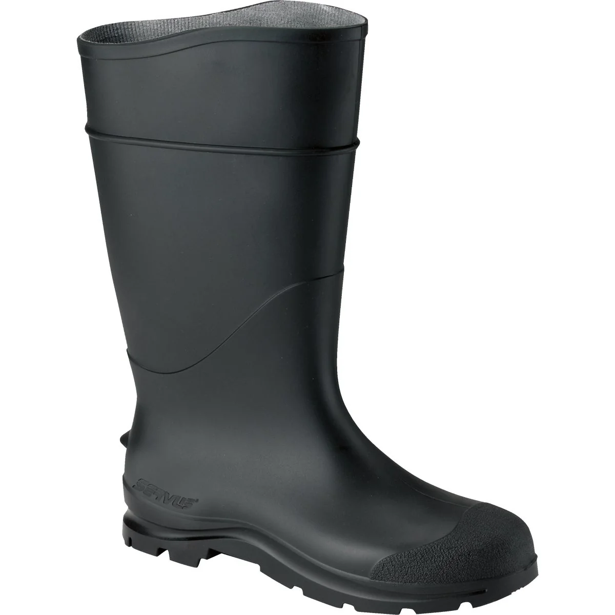 Fine Honeywell Servus Men's Size 11 Black Plain Toe PVC Rubber Boot Easy-to-Use