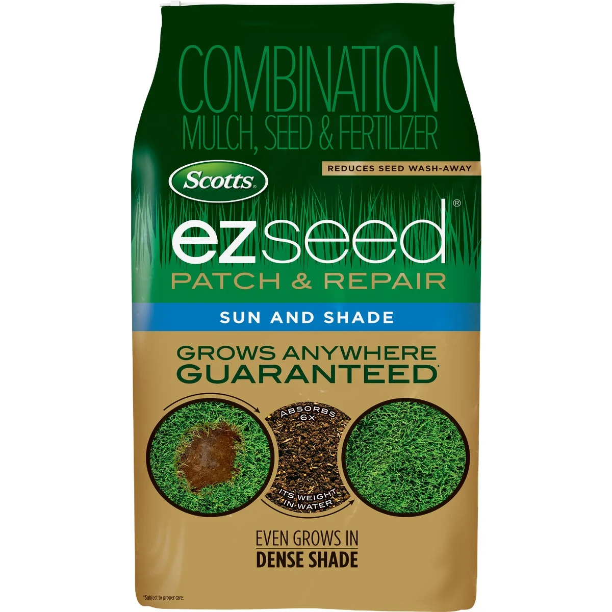 Quality Scotts eZ Seed 10 Lb. 225 Sq. Ft. Coverage Sun Shade Grass Patch Repair Professional