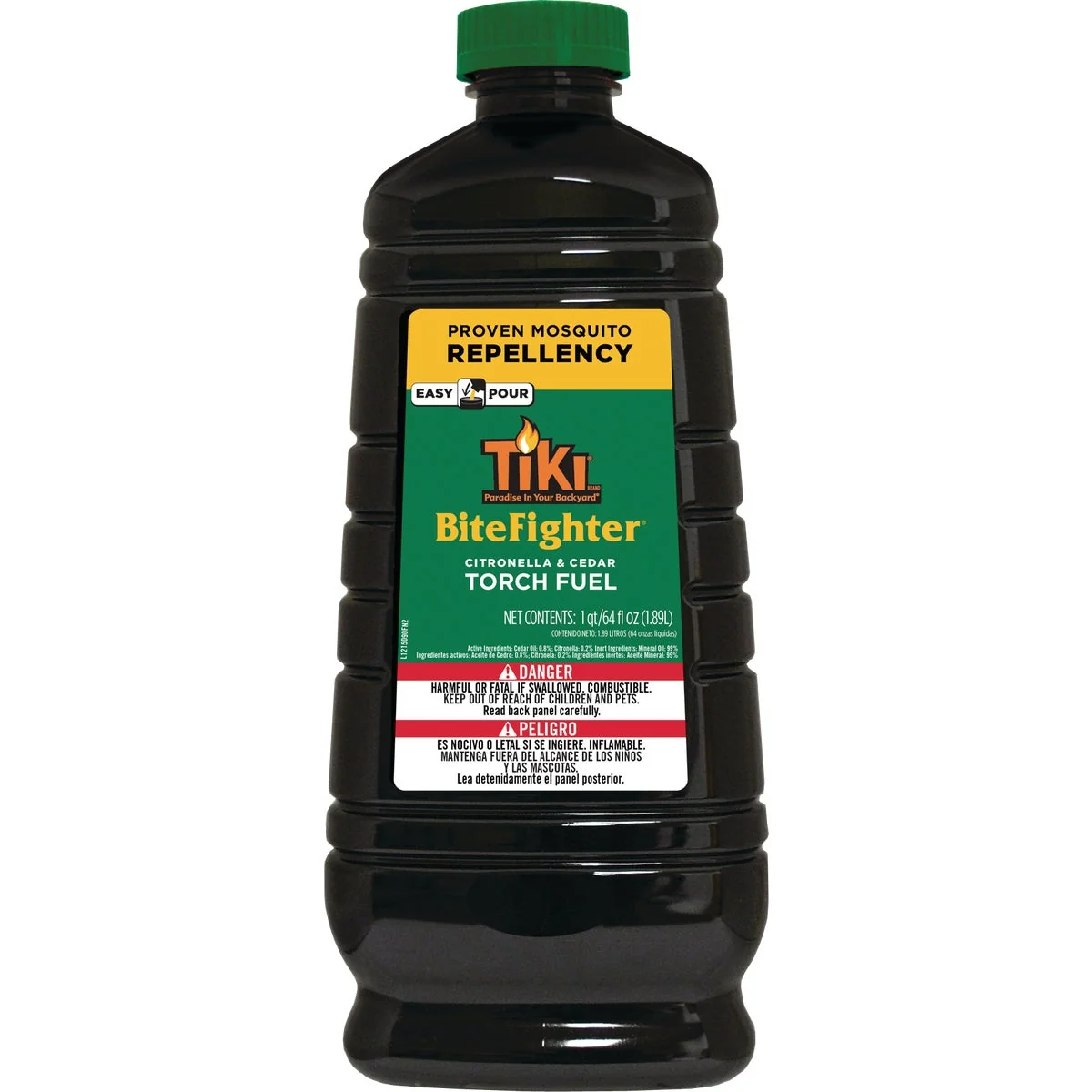 Outstanding Tiki BiteFighter 64 Oz. Cedar Citronella Torch Fuel Minimalist