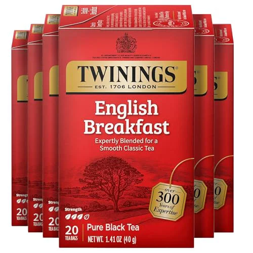 Premium Material English Breakfast Black Tea Individually Wrapped Bags 120 Count Efficient