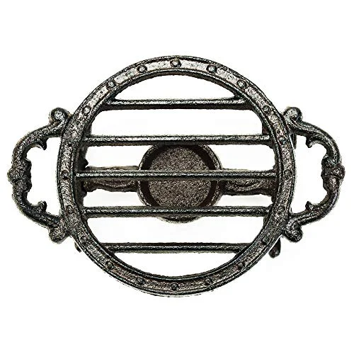 High-Grade Heavy Duty Cast Iron Teapot Dish Warmer Stable Holder for Tealight Stand First-Class