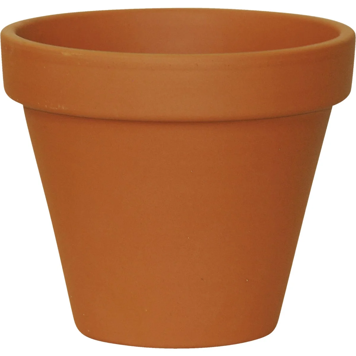 Classic Ceramo 3-3 4 In. H. x 4-1 2 In. Dia. Terracotta Clay Standard Flower Pot Detailed