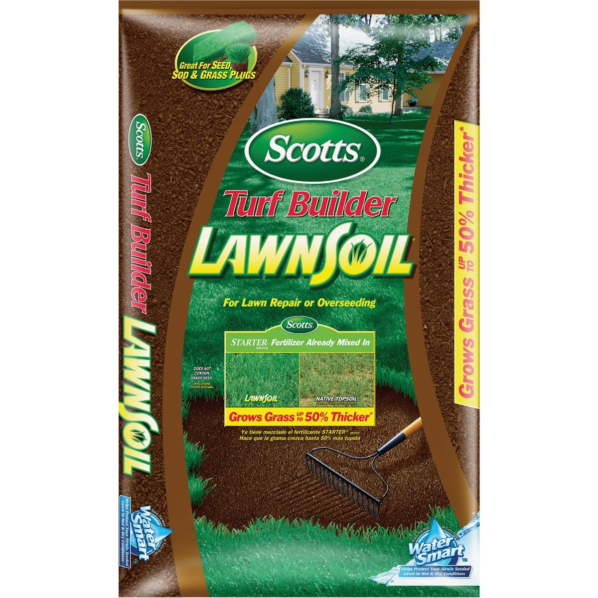 Advanced Scotts Turf Builder LawnSoil 1 Cu. Ft. 33 Lb.All Purpose Top Soil Optimized
