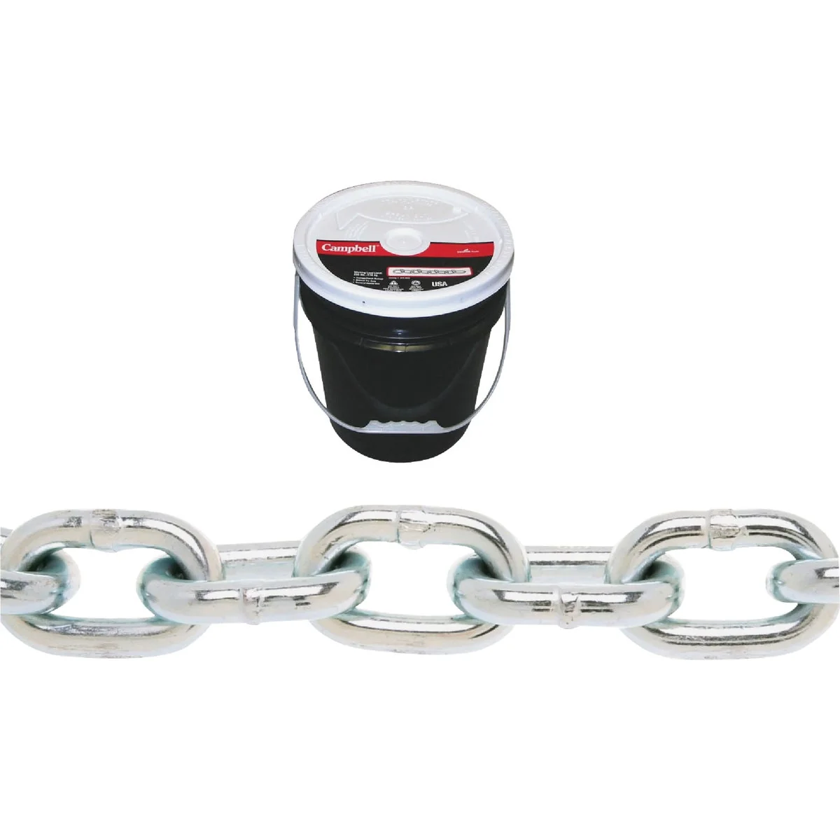 Clean Campbell 1 4 In. 141 Ft. Zinc-Plated Low-Carbon Steel Coil Chain Genuine