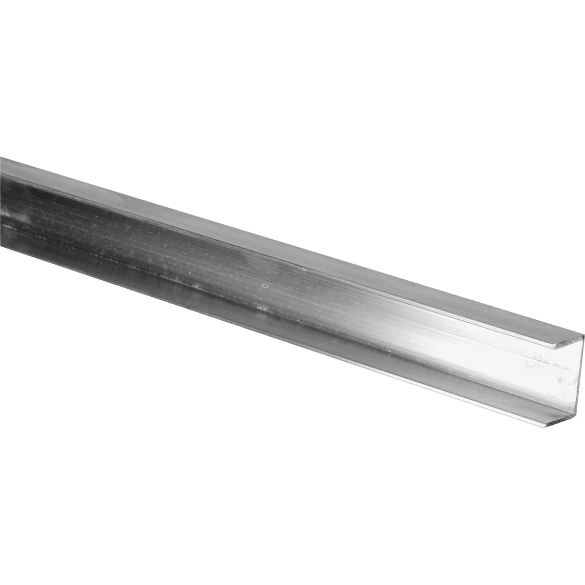 Solid HILLMAN Steelworks Aluminum Mill 1 2 In. x 8 Ft. 1 16 In. U-Channel Quality