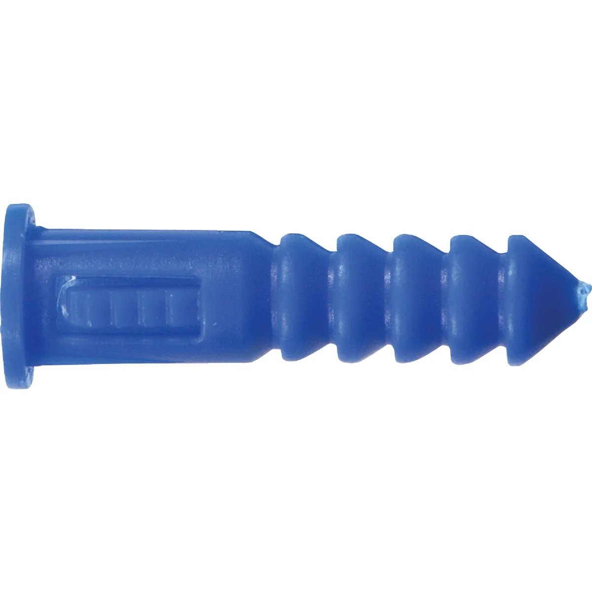 Certified Hillman 8 - 10 - 12 Thread x 1-1 4 In. Blue Ribbed Plastic Anchor 100 Ct. Contemporary