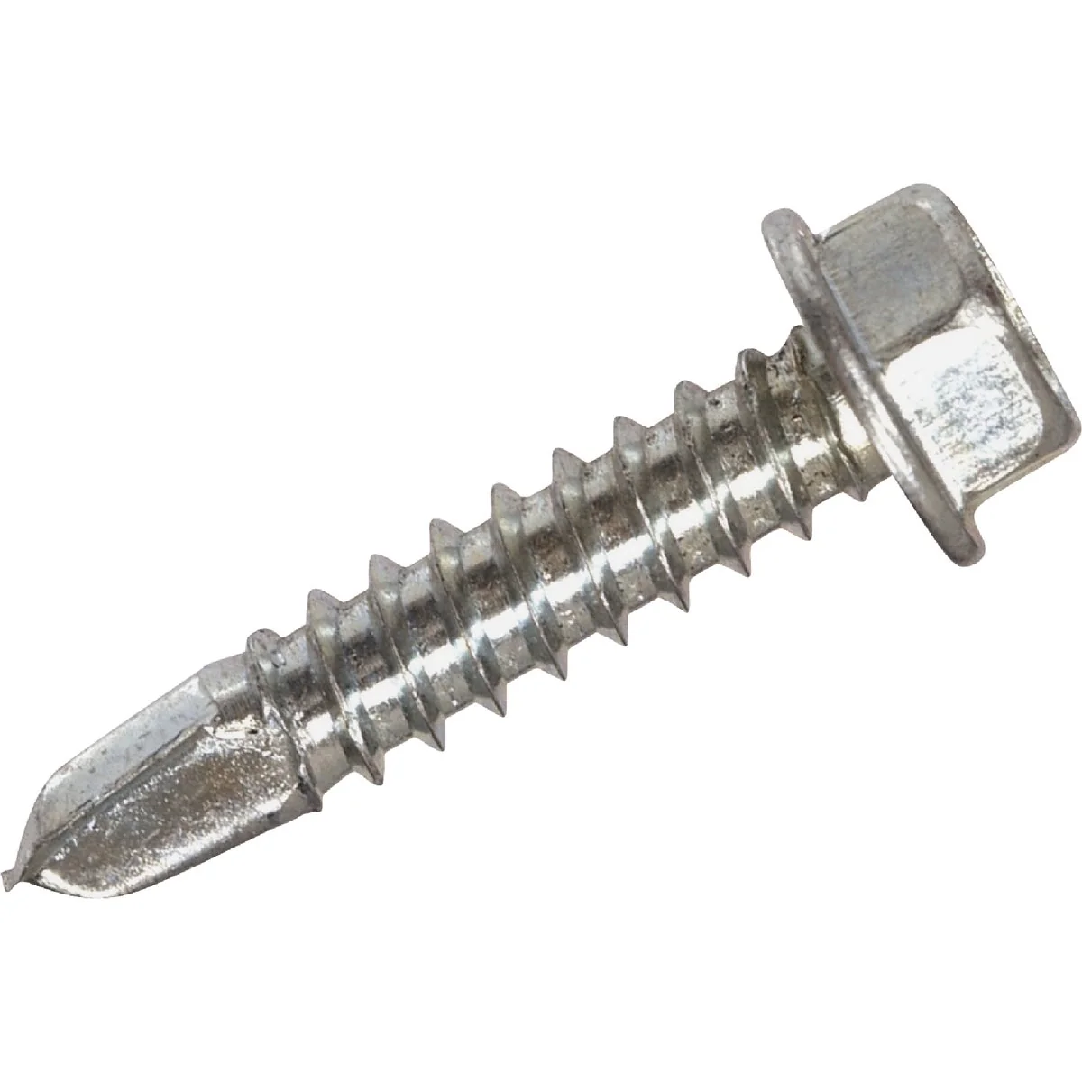 Versatile Hillman 10 - 16 x 2 In. Hex Washer Head Self-Drilling Sheet Metal Screw 100 Ct. Functional