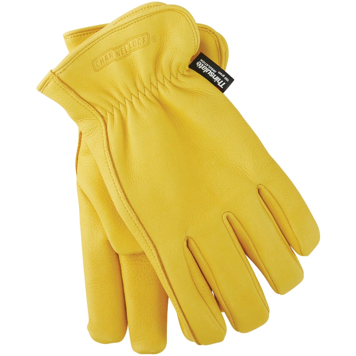 Soft Channellock Men's Medium Deerskin Winter Work Glove Minimalist