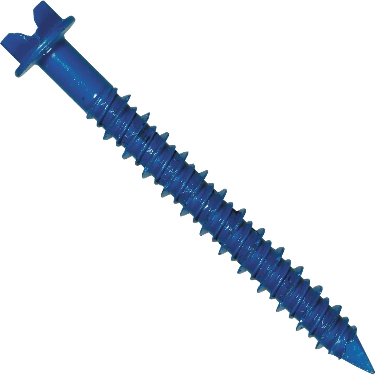 Authentic Hillman 1 4 In. x 2-1 4 In. Slotted Hex Washer Tapper Concrete Screw 15 Ct. Safe