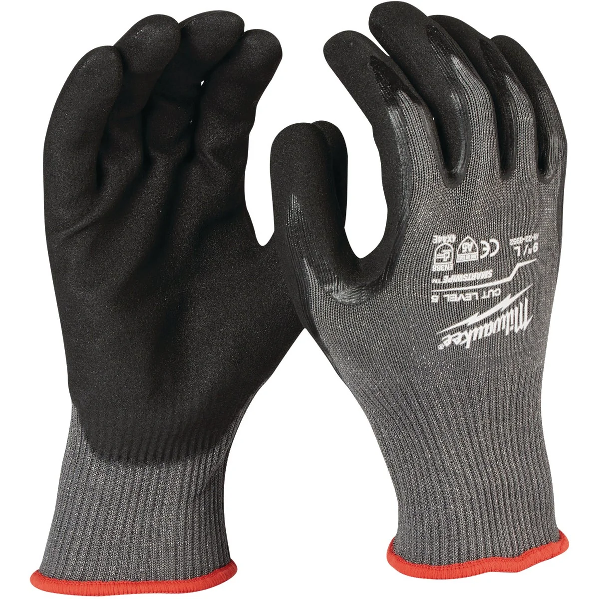 Secure Milwaukee Unisex XL Nitrile Coated Cut Level 5 Work Glove Genuine