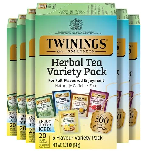 Exclusive Herbal Tea Variety Pack 120 Count Elite