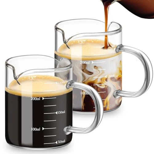 Natural 2 Pcs 8oz 250ml Espresso Cups 2 Count Comfortable