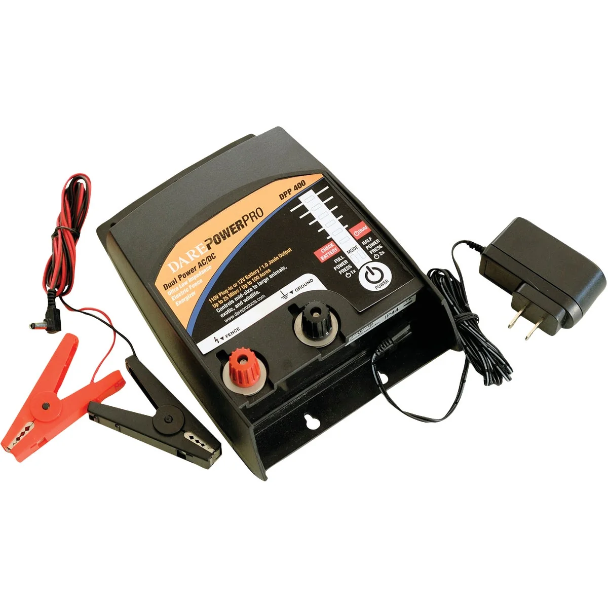 Original Design Dare Power Pro 100-Acre Electric Fence Charger Efficient