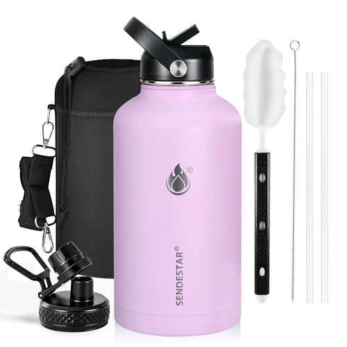 Exclusive Insulated Water Bottle 64 oz Natural