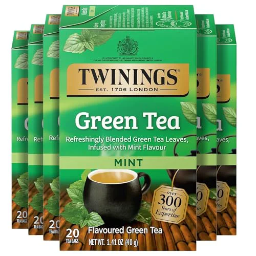 Comfortable Green Tea with Mint Individually Wrapped Bags 120 Count Advanced
