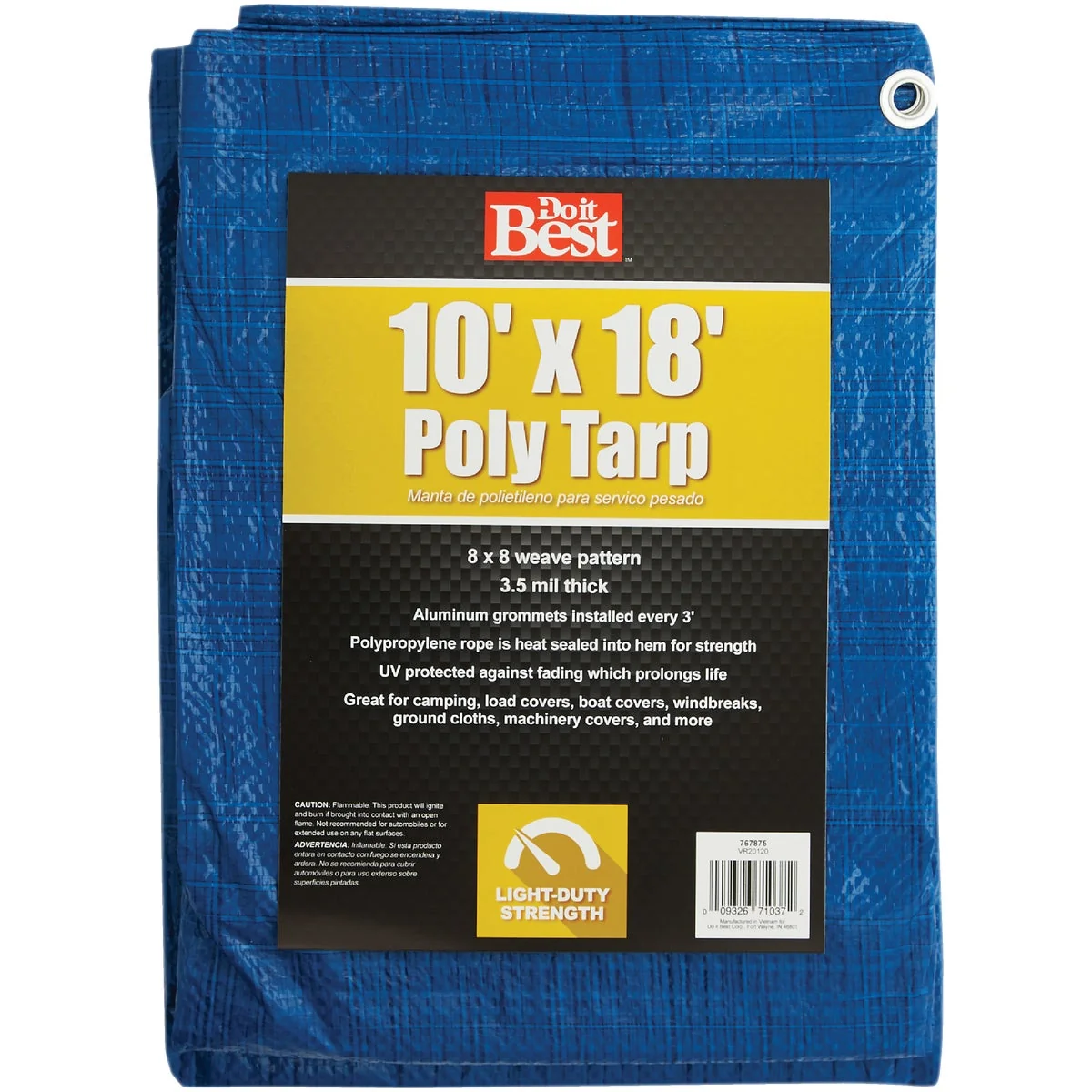 Contemporary Do it Blue Woven 10 Ft. x 18 Ft. General Purpose Tarp Healthy