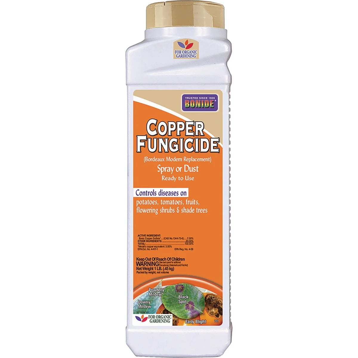 Natural Bonide 1 Lb. Ready To Use Granules Copper Fungicide High-End