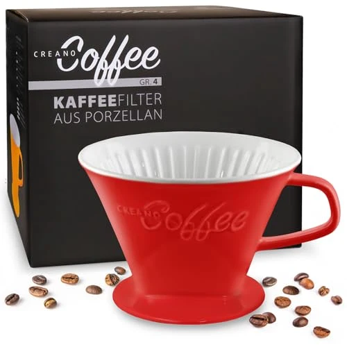 Green Porcelain Coffee Dripper Red Smart
