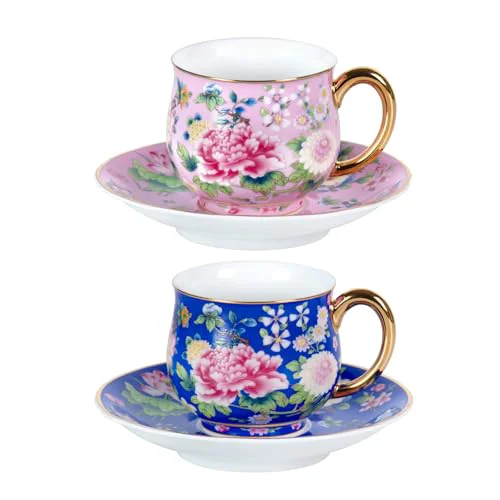 Environmentally Friendly Tea Cup and Saucer 2 Count Verified