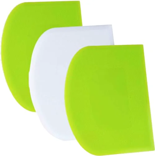 Convenient Dough Scraper Bench Scraper 3 Count Recyclable