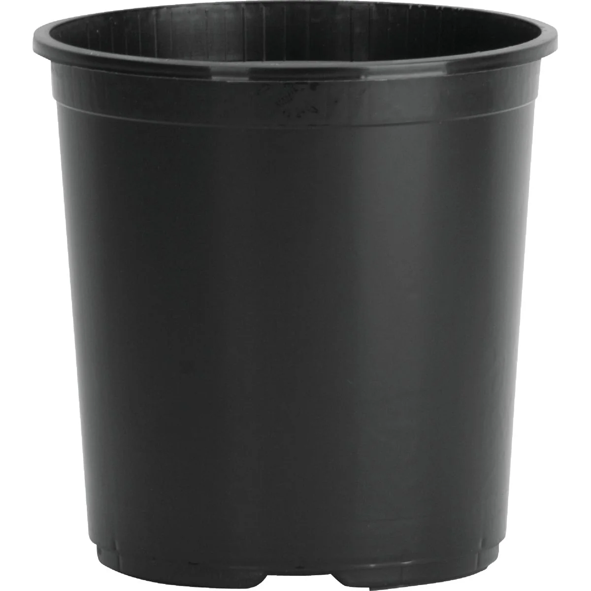 Lightweight Myers 3 Gal. 9 In. H. x 10-1 2 In. Dia. Black Poly Flower Pot Fast