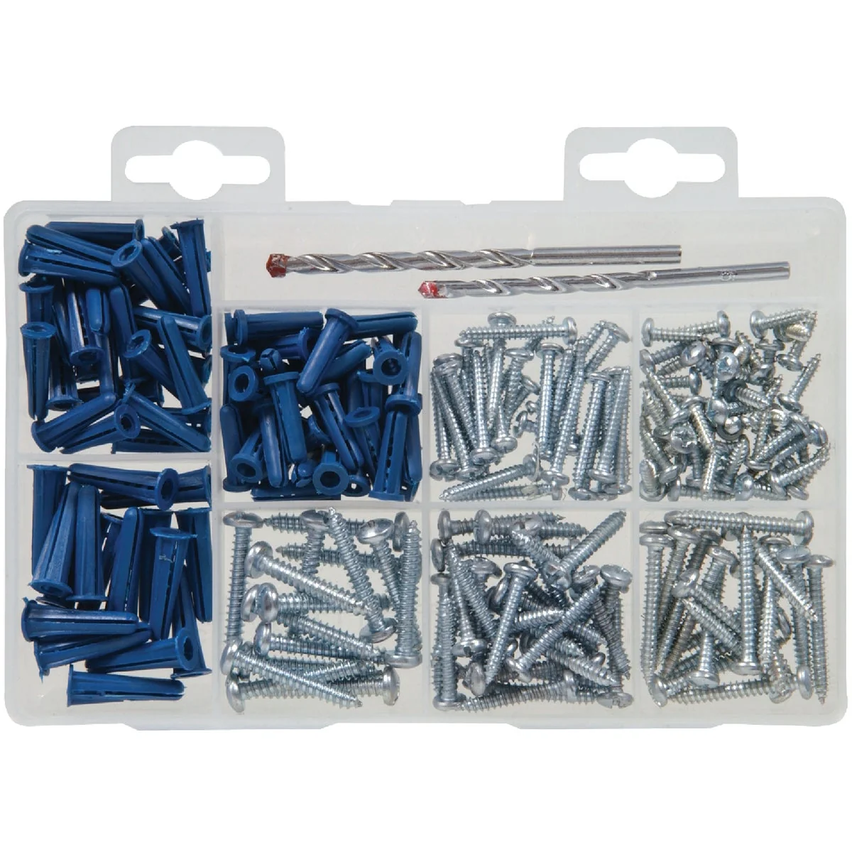 Smooth Hillman The Fastener Center Screw and Anchor Fastener Assortment Kit 213 Pcs. Exceptional