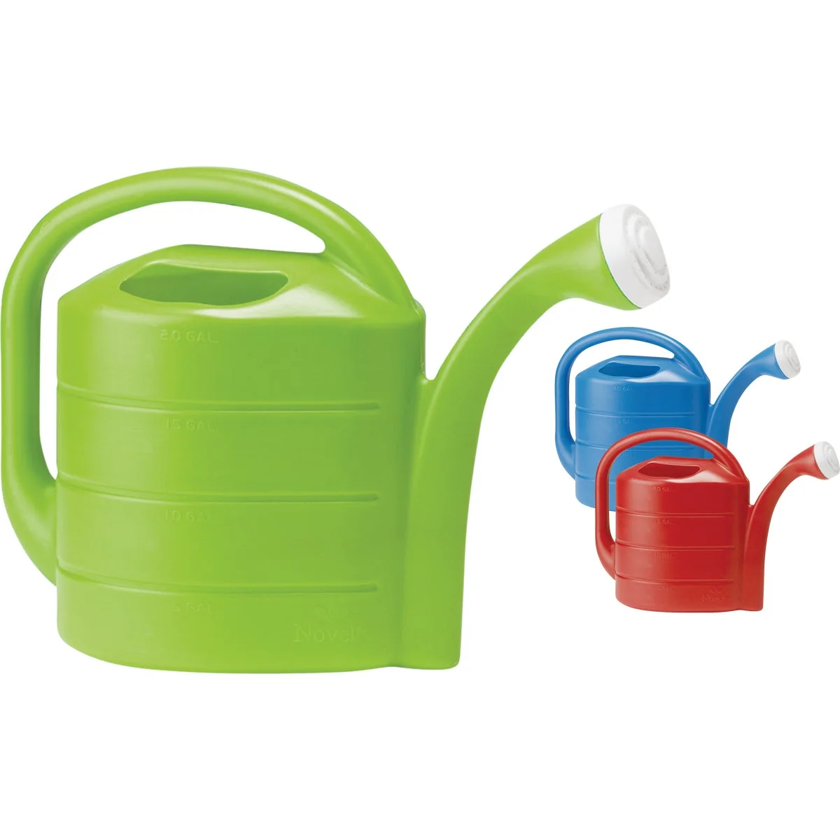 Certified Novelty 2 Gal. Red Blue or Green Poly Watering Can High-Performance