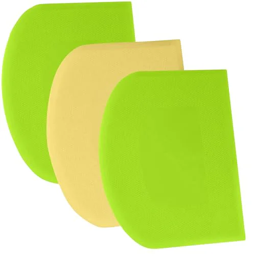 Detailed Dough Scraper Bench Scraper 3 Count Modern