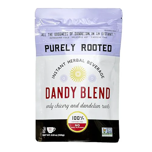 Organic Purely Rooted. Instant Herbal Beverage 3.5 Ounce Green