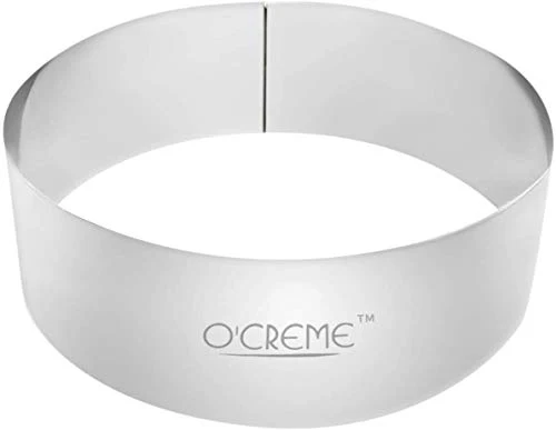 Versatile Cake Ring Sturdy Stainless Steel Round Mousse Cake Ring Mold for Baking Breathable