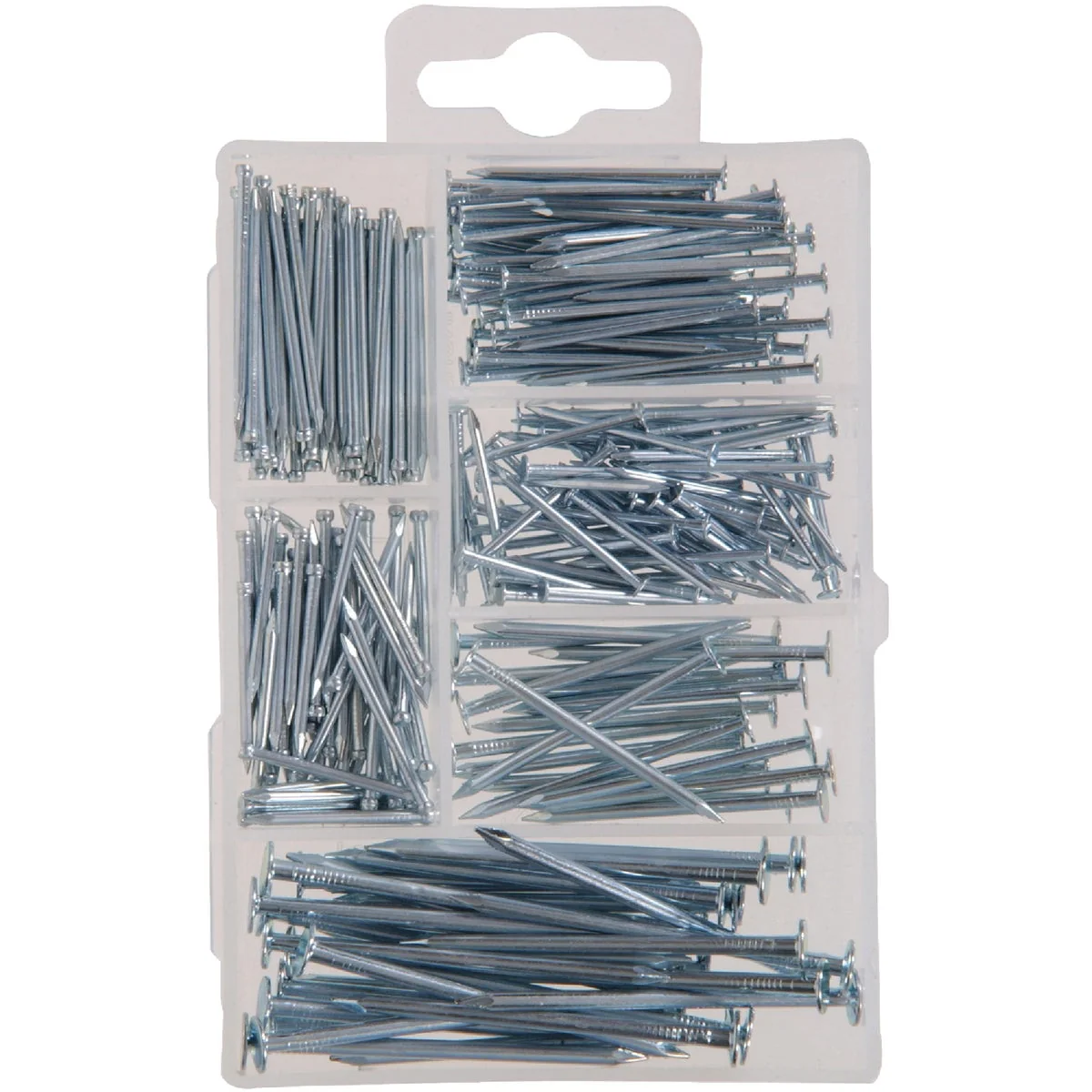 Professional Hillman The Fastener Center Steel Wire Nail Brad Assortment Kit 266 Pcs. Recyclable