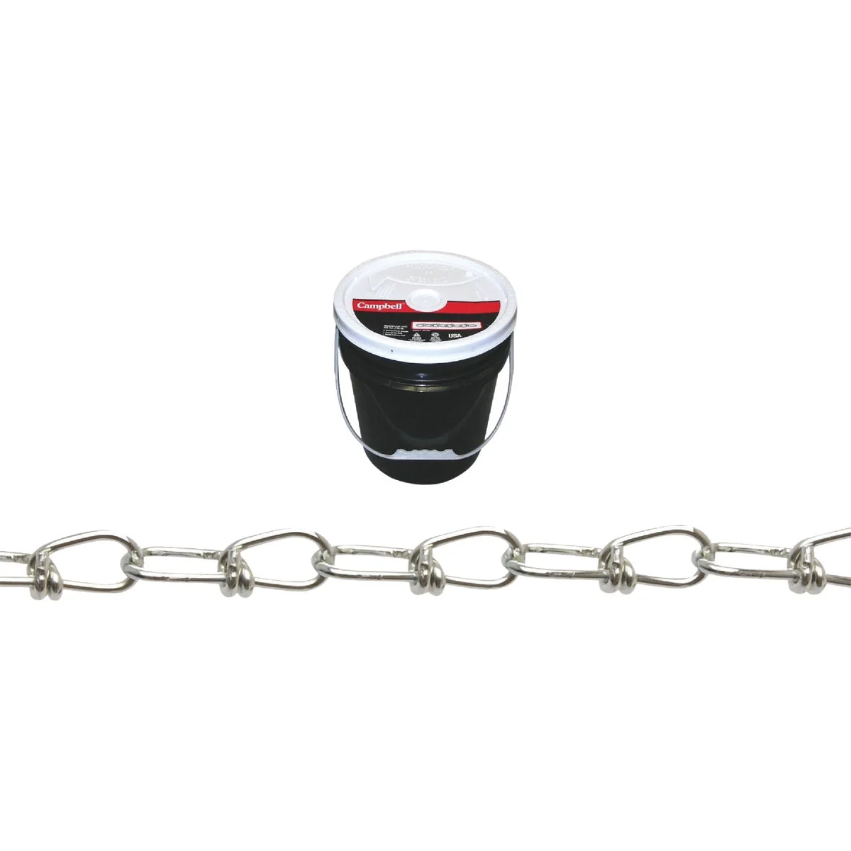 Premium Material Campbell 2 0 350 Ft. Zinc-Plated Low-Carbon Steel Coil Chain Sustainable