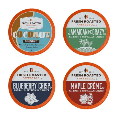 High-End Fun Flavors Flavored Coffee Pod Variety Pack Flavored K 24 Count Reusable