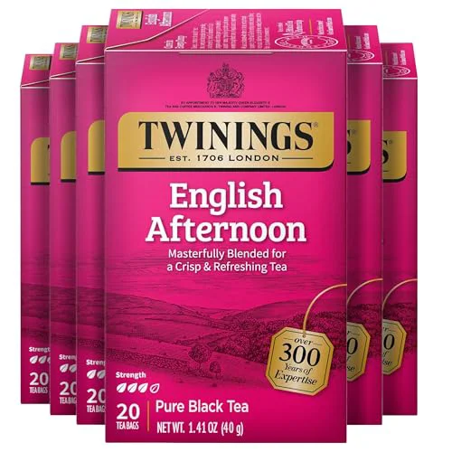 Organic English Afternoon Black Tea Individually Wrapped Bags 120 Count Quality