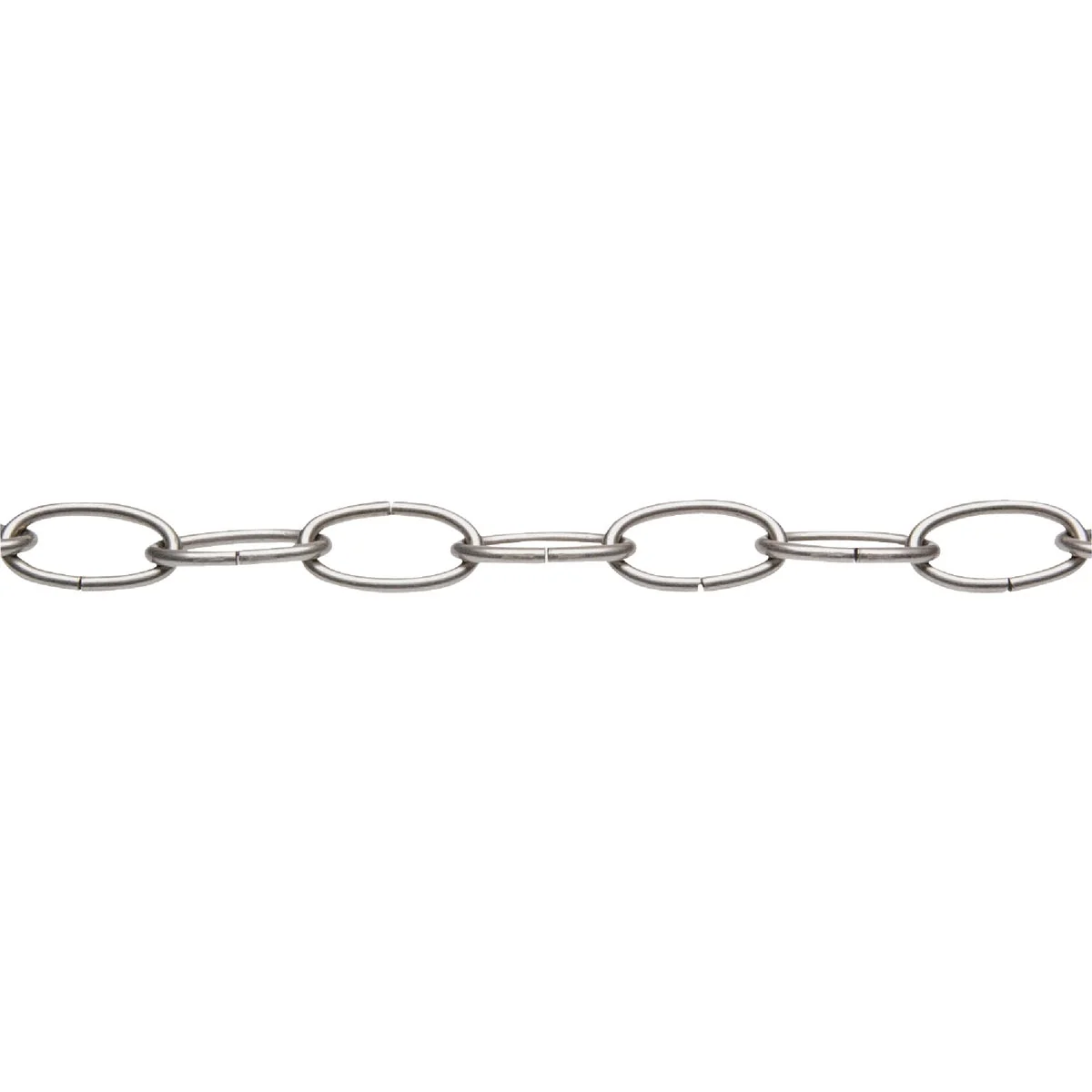 Versatile Campbell 10 40 Ft. Brushed Nickel Finished Metal Craft Chain Clean