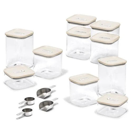 Fast 26 Piece Airtight Glass Food Storage Containers with Lids Casual