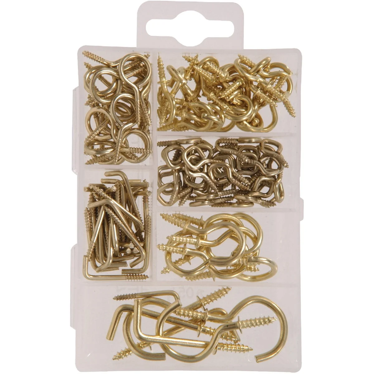 Certified Hillman The Fastener Center Steel Hook Household Fastener Assortment Kit 125 Pcs. Functional