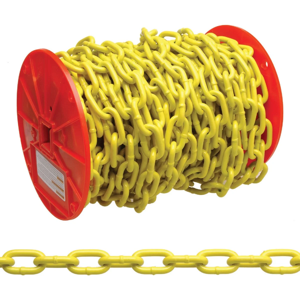 Excellent Campbell 3 16 In. 100 Ft. Yellow Poly-Coated Low-Carbon Steel Coil Chain Sophisticated