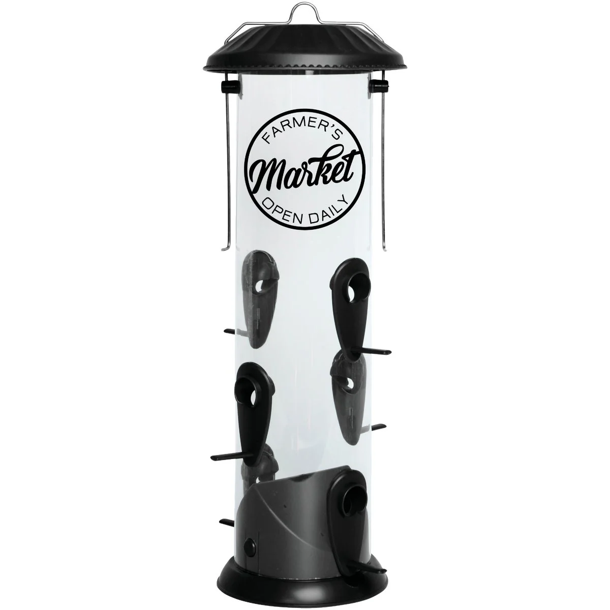 Flexible Nature's Way Plastic 3 Qt. Farmhouse Easy Clean Tube Bird Feeder Long-Lasting